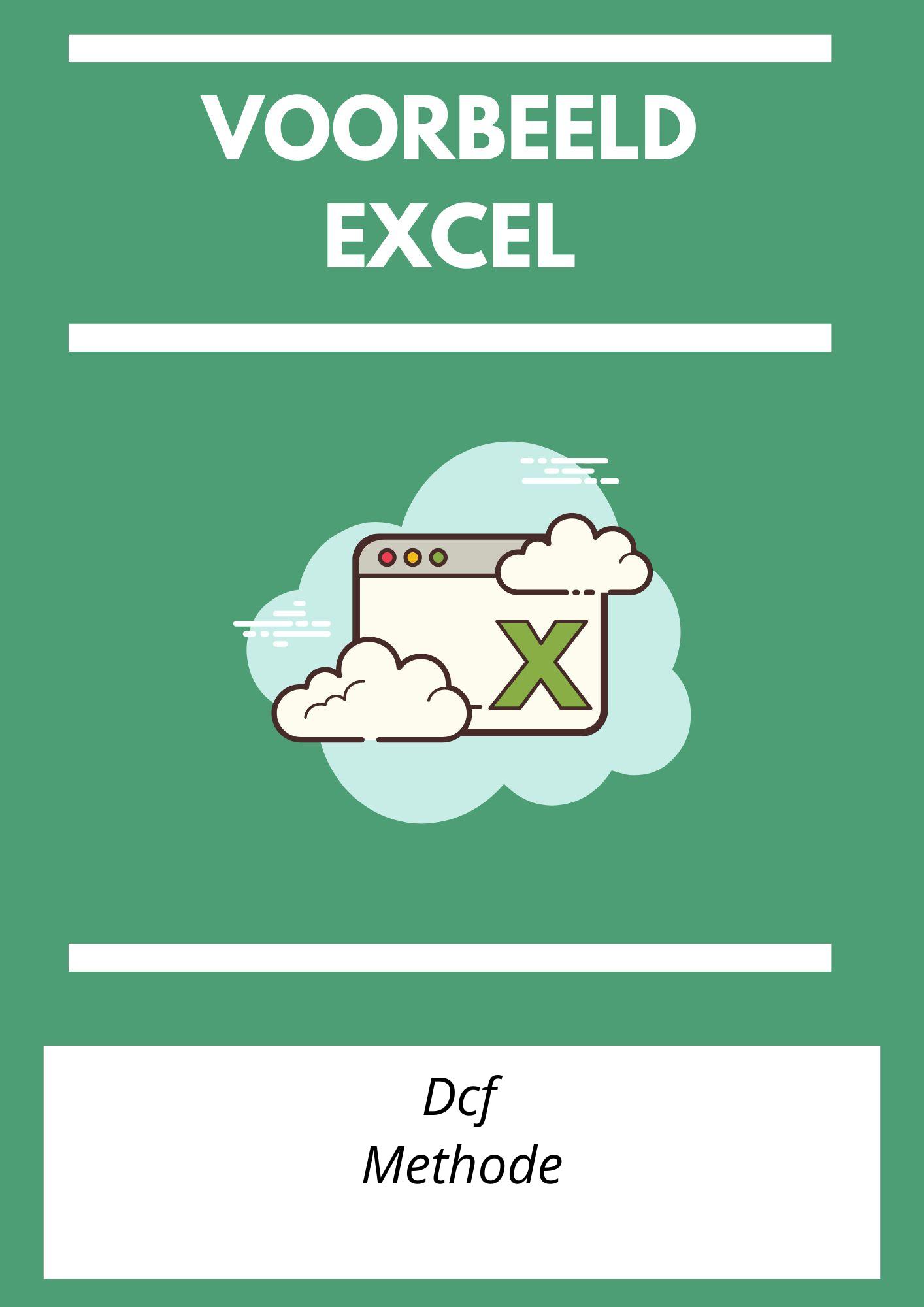 Dcf Methode Voorbeeld Excel